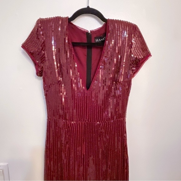 Haney Alessia Sequin Maxi Dress Gown 4 NWT - Picture 10 of 14